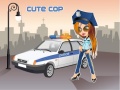 משחקי רשת הלבשת שוטרת בראץ - Cute Cop