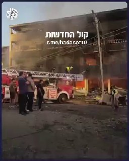 תקיפה בבניין בעיירה ליד צור ללבנון....