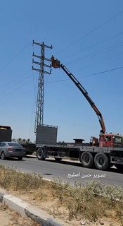 בעזה מדווחים: מתבצעות עבודות בדרך סלאח א-דין להפעלה מחדש של...