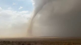 ערב הסעודית: טורנדו התרחש לפני זמן קצר. אל לאיות' מכה....