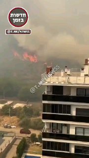 שריפות יער מאיימות על אזורי מגורים באיזמיר, שטורקיה...