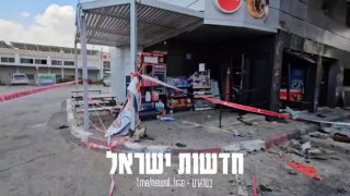 תחנת הדלק בגוש עציון בה התפוצצה מכונית תופת אמש...