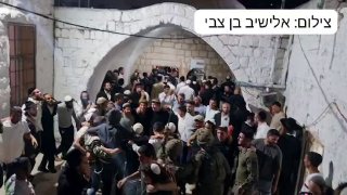 קבר יוסף הצדיק,שכם; שמחת הודיה בקבר יוסף באחדות נפלאה לאחר...