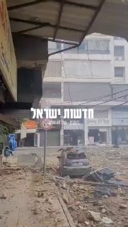 תיעוד מלבנון: חיל האוויר תקף בפעם הראשונה כלי תקשורת, את 