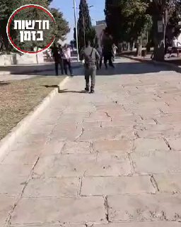 צפו בתיעוד: שני יהודים נכנסו לשטח הר הבית אמש, תקעו בשופר...