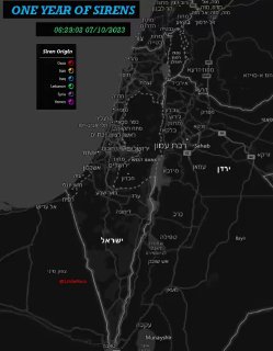 366 ימים של מלחמה: סיכום הירי והאעזקות...