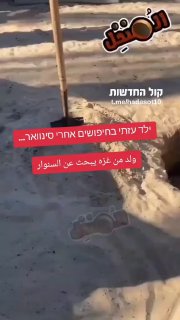 ילד עזתי בחיפוש אחר סינוואר...